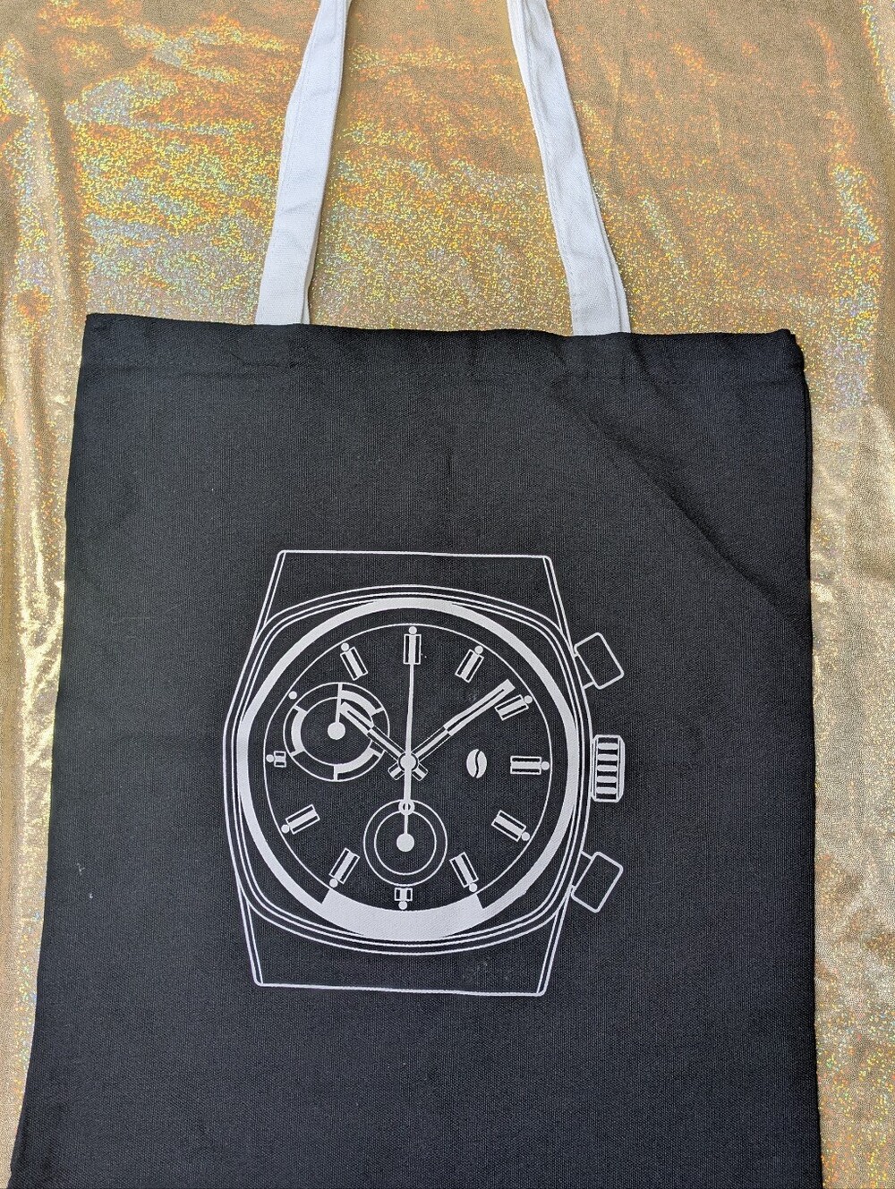 Brew Watch Co Black Tote Bag - NEW Unisex
